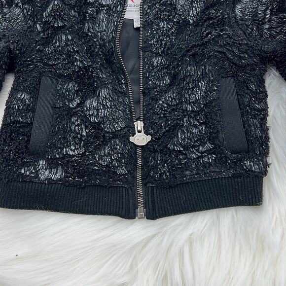 Appaman Faux Fur Bomber Jacket - Black - 2T - Picture 4 of 7